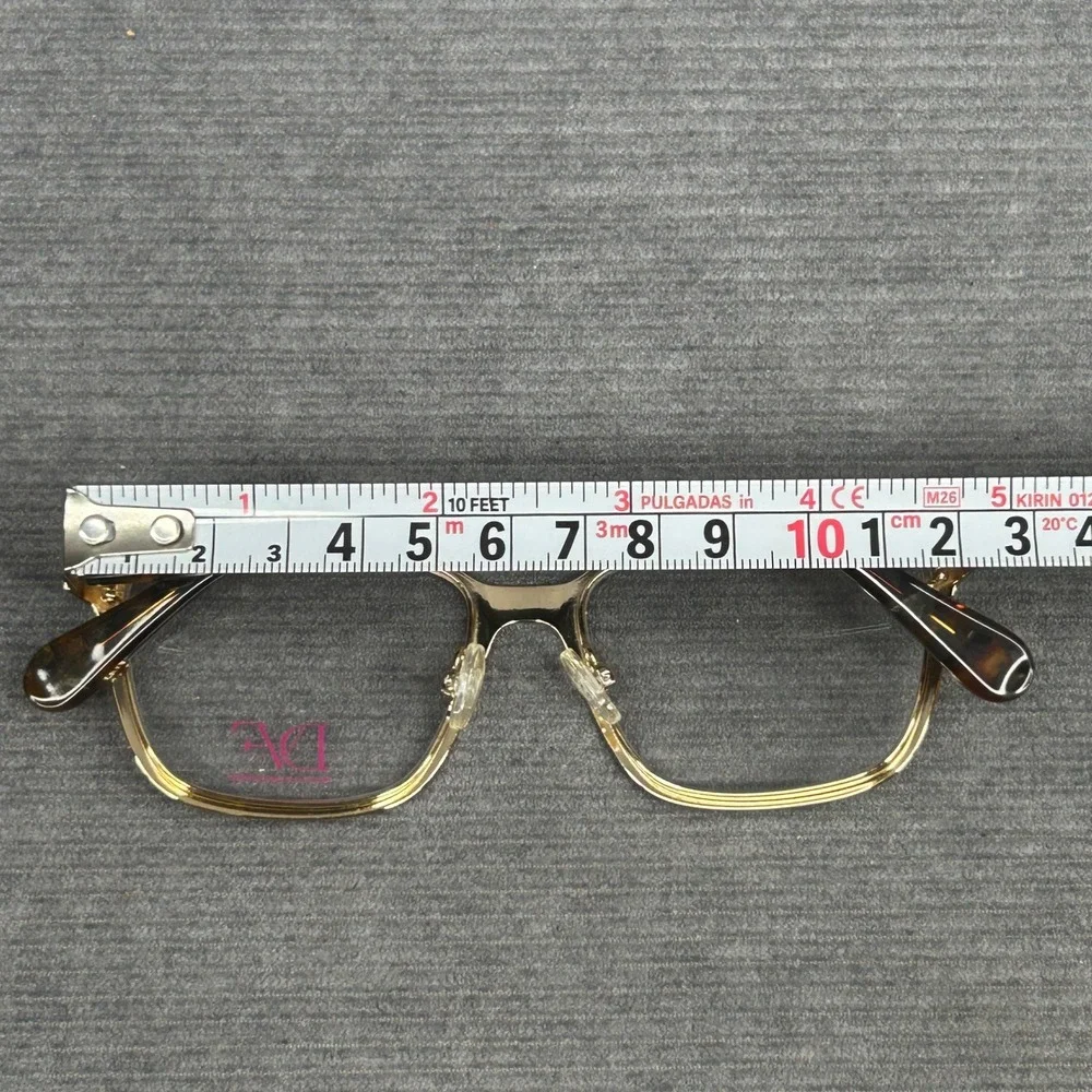 Diane von Furstenberg DVF8051 210 Burgundy Tortoise Square Y2k Eyeglasses Frames
